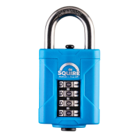 SQUIRE CP40S & CP50S All-Weather Combination Padlock 40mm  - Stainless Steel