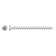 RAPIERSTAR Sharp Point Screws For Non-Reinforced UPVC - Countersunk 4.3mm x 45mm Qty 1000 - Zinc Plated