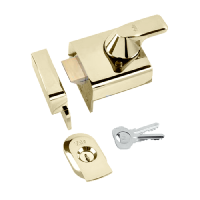 YALE PBS3 & PBS4 Auto Deadlocking Nightlatch 60mm  - Brasslux