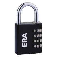 ERA  Combination Padlock 40mm - Black