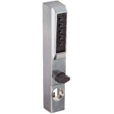 DORMAKABA 3000 Series Narrow Style Digital Lock Body Only  - Satin Chrome