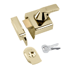 YALE PBS3 & PBS4 Auto Deadlocking Nightlatch 40mm  - Brasslux