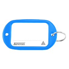 KEVRON ID10 Jumbo Key Tags Bag of 50 Assorted Colours  x 50 - Light Blue