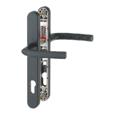 HOPPE Birmingham 92mm UPVC Lever Door Furniture 215mm Screw Centers 1117/3810N 92mm Centres  - Black