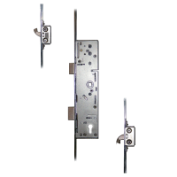 ERA Lever Operated Latch & Deadbolt Split Spindle - 20mm Faceplate - 2 Large Hooks 45/92