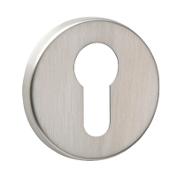 URFIC Easy Click Euro Escutcheon Anodised Aluminium - Satin Anodised Aluminium