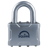 SQUIRE Vulcan Open Boron Shackle Padlock Key Locking 45mm - Blue & Silver