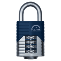 SQUIRE Vulcan Open Boron Shackle Combination Padlock 50mm  - Blue & Silver