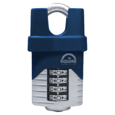 SQUIRE Vulcan Closed Shackle Combination Padlock 50mm - Blue & Silver