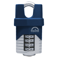 SQUIRE Vulcan Closed Shackle Combination Padlock 40mm - Blue & Silver