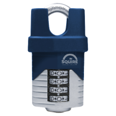 SQUIRE Vulcan Closed Shackle Combination Padlock 40mm - Blue & Silver