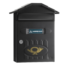 ARREGUI Villa Mailbox  Textured - Black