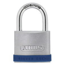 ABUS Silver Rock 5 Open Shackle Padlock 45mm Keyed To Differ  - Stainless Steel Effect
