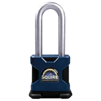 SQUIRE LS64 Stronglock Long Shackle Padlock With Cylinder 50mm