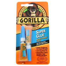 GORILLA Superglue 2 x 3g Tubes