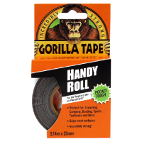 GORILLA Tape -  9m Handy Roll - Black