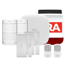 ERA HomeGuard Alarm Kit 1 1 Hub, 2 PIR, 2 Contact, 2 Remote, Siren