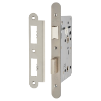 UNION 60mm HD72 Bathroom Lock Radius - Stainless Steel