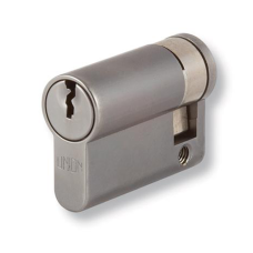 UNION 2X20A Euro Half Cylinder 40mm 30/10 Keyed Alike `WVL482`  - Satin Chrome