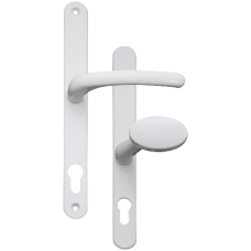 FAB & FIX Blenheim Offset Lever / Pad 92/62PZ  - White