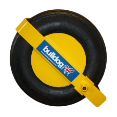 BULLDOG Trailclamp To Suit Small Trailers TC150 Suits Tyres 165mm Width 200mm Rim Diameter - Yellow