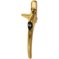 ERA Charisma Inline Cockspur Locking Espag Handle 21mm Right Handed Locking  - Polished Gold