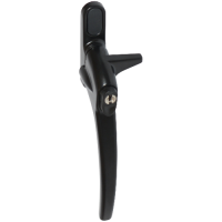 ERA Charisma Inline Cockspur Locking Espag Handle 12mm Left Handed Locking  - Black