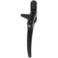 ERA Charisma Inline Cockspur Locking Espag Handle 12mm Right Handed Locking  - Black