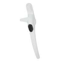 ERA Charisma Inline Cockspur Non Locking Espag Handle 12mm Right Handed Non Locking  - White