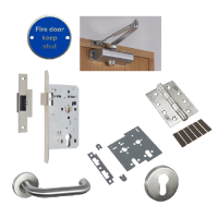 UNION Latch Fire Door Kit J-FDK-LATCH