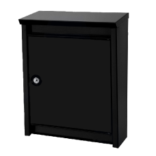 DAD Decayeux D110 Series Post Box  - Black