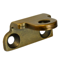 STEEL WINDOW FITTINGS B375 Peg Stay Bracket  - Antique Brass