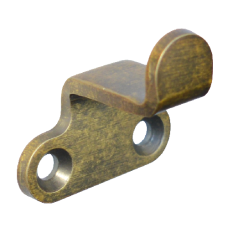 STEEL WINDOW FITTINGS B375 Peg Stay Rest Bracket  - Antique Brass