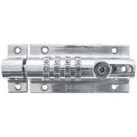 SQUIRE Combi 4 Chrome Die Cast Combination Bolt 120mm Chrome - Polished Chrome