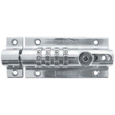 SQUIRE Combi 4 Chrome Die Cast Combination Bolt 120mm Chrome - Polished Chrome