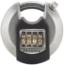 MASTER LOCK Excell Discus Combination Padlock 70mm - Silver