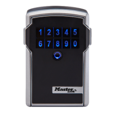 MASTER LOCK Bluetooth Wall Mount Key Safe For Business Applications 5441ENT - Black & Silver