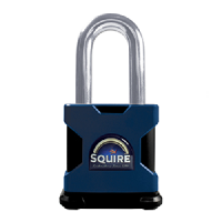 SQUIRE Stronghold Long Shackle Padlock Body Only To Take Scandinavian Oval Insert 65mm Slot