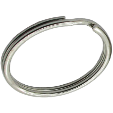 ALDRIDGE Split Rings 18mm - Chrome Plated