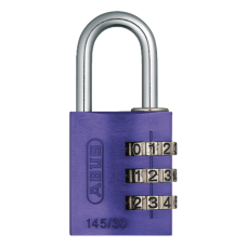 ABUS 145/30 Travel Light Combination Padlock  - Lilac