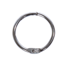 TUTEMANN Hinged Jailers Ring 40mm - Nickel Plated