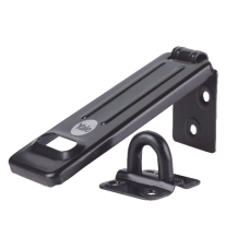 YALE High Security Steel Hasp & Staple Y135B 120mm - Black