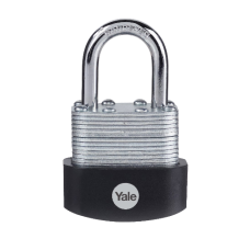 YALE Y125B High Security Laminated Steel Open Shackle Padlock 60mm Pack of 1