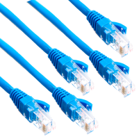 HAYDON MARKETING RJ45 CAT6e Patch Lead 5 Pack 1m  - Blue