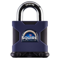 SQUIRE SS80S Elite Dimple Cylinder Open Shackle Padlock Keyed To Differ  - Dark Blue