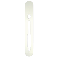 SASHSTOP Torchguard Door Handle Protector Discreet Mini 237mm x 40mm Mini Below/Below 224401 - White