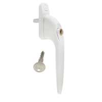 YALE Quartus In-Line Espag Window Handle - White