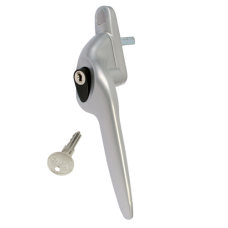 YALE Quartus Offset Espag Window Handle Right Handed - Silver