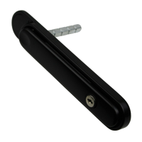 GREENTEQ Clearline Centrefold Clearspan Bi Fold Handle - Black