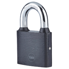 YALE Y111B Series Cast Iron Open Shackle Padlock 50mm Y111B/50/125/1 - Black